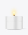 Matte Candle Mockup