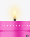 Matte Candle Mockup