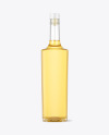 Clear Glass Tequila Bottle Mockup