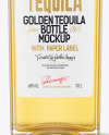 Clear Glass Tequila Bottle Mockup