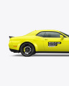 Muscle Car Mockup - Side View