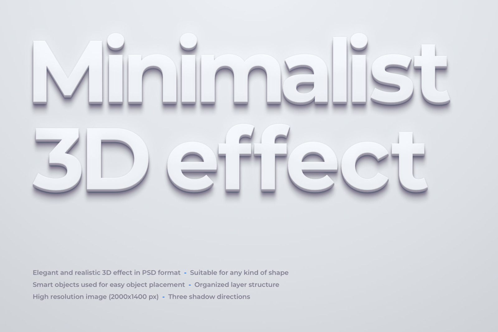 Minimalist 3D Effect Minimalist 3D Effect