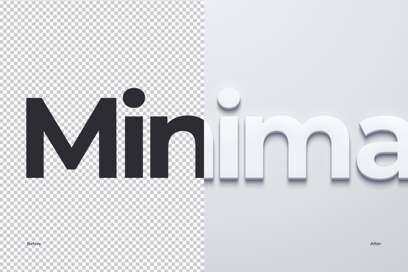 Minimalist 3D Effect Minimalist 3D Effect