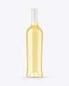 Clear Glass White Wine Bottle Mockup Clear Glass White Wine Bottle Mockup