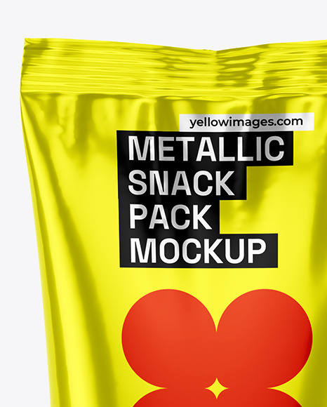 Metallic Snack Pack Mockup