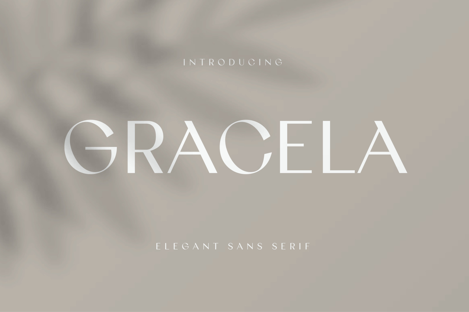 Gracela Sans Serif Elegant Typeface