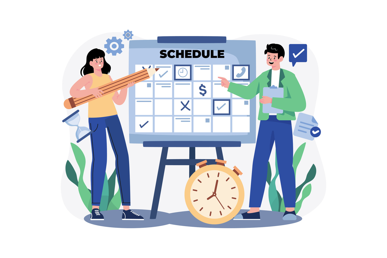 M645_Strategic Planning Illustration Pack M645_Strategic Planning Illustration Pack