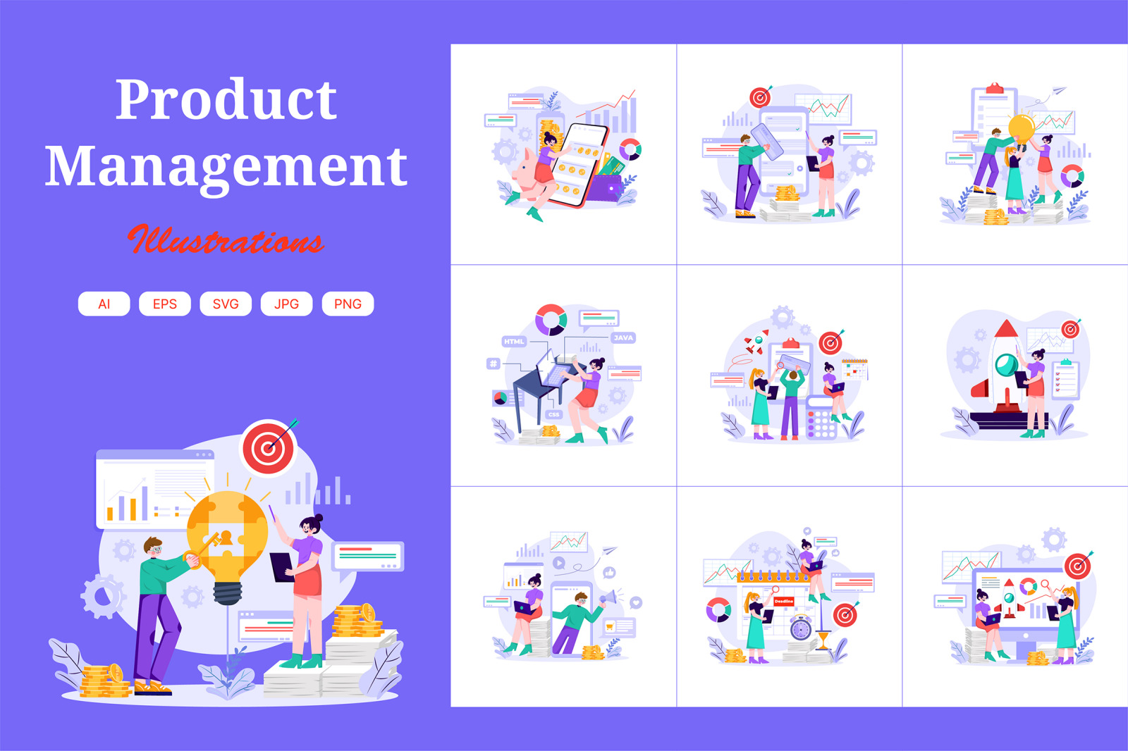 M618_Product Management Illustration Pack M618_Product Management Illustration Pack