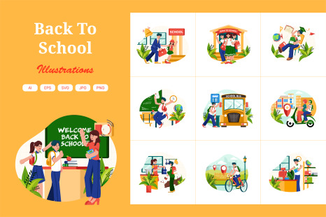 M620_Back To School Illustration Pack - Mothers