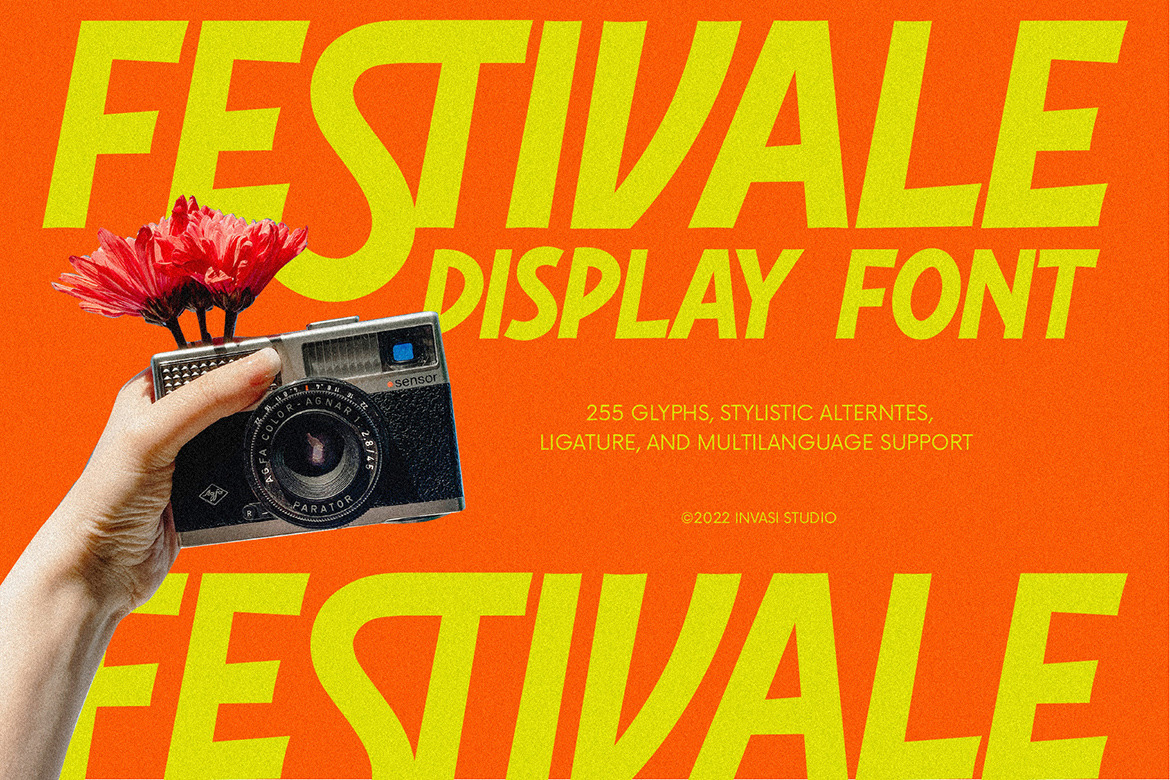 Festivale - Display Retro Sans