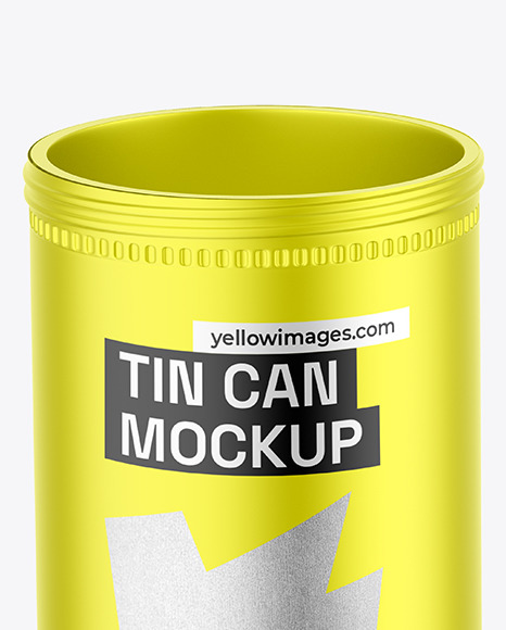 Tin Can Mockup