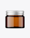 15ml Amber Glass Jar Mockup