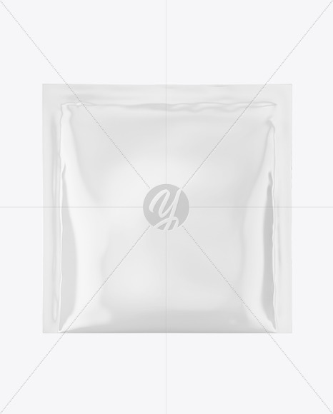 Glossy Sachet Mockup