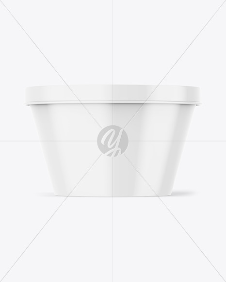 Glossy Tin Can Mockup