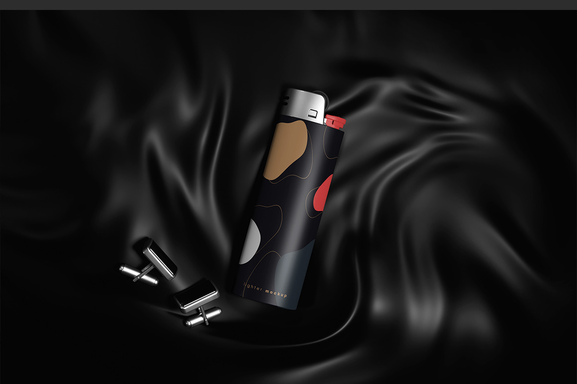 Plastic Gas Lighter Mockup