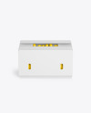 Paper Box with Bananas Mockup