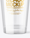 Empty Beer Glass Mockup