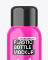 Glossy Plastic Bottle Mockup