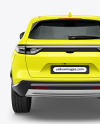 Crossover SUV Mockup - Back View