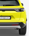 Crossover SUV Mockup - Back View