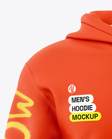 Men's Hoodie Mockup - Front View