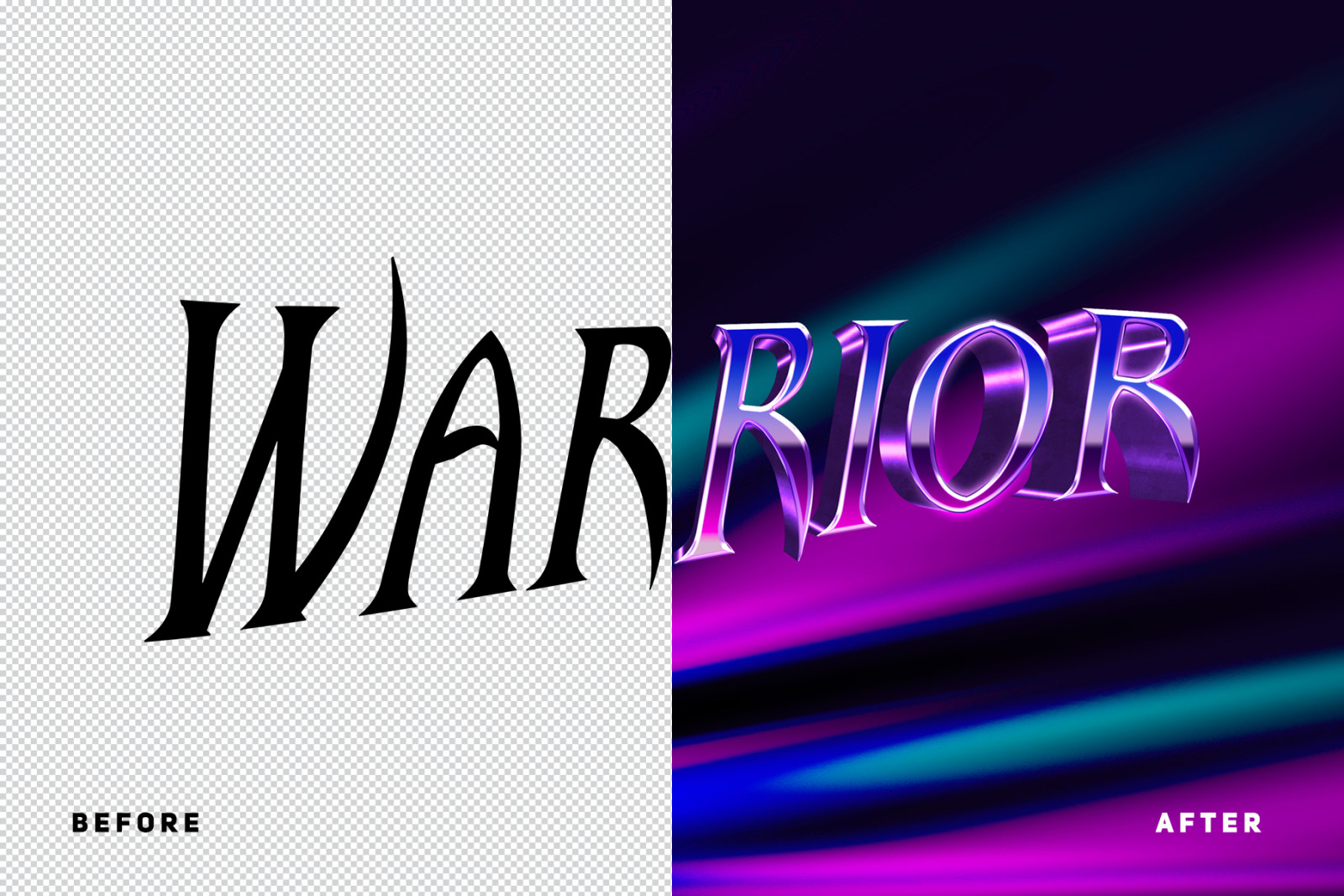 80s Text and Logo Effects