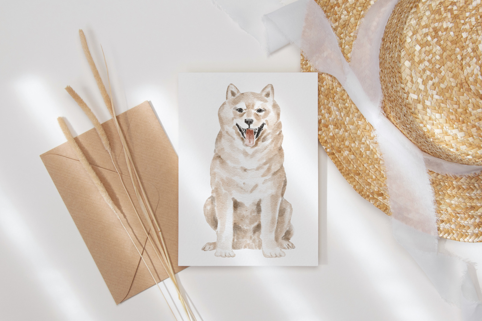 Shiba Inu dogs clipart