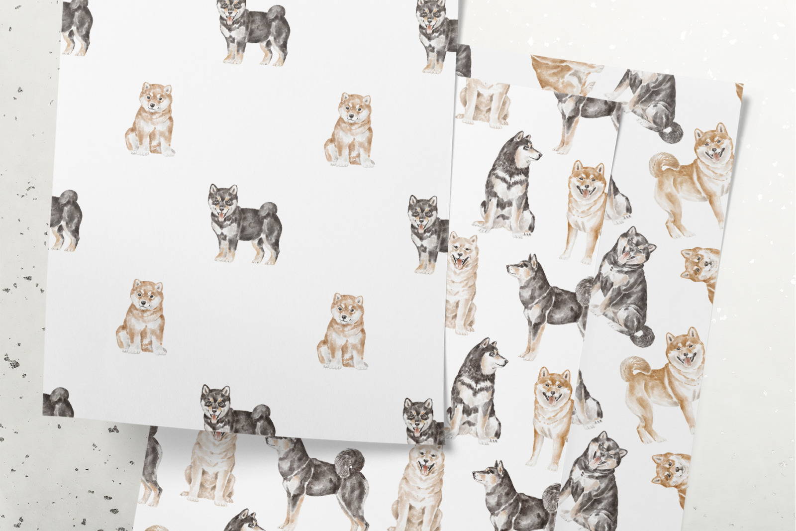 Shiba Inu dogs clipart Shiba Inu dogs clipart