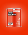 Glossy Tube Mockup