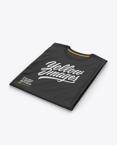 Folded T-Shirt Mockup