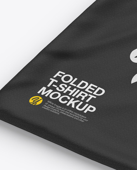 Folded T-Shirt Mockup