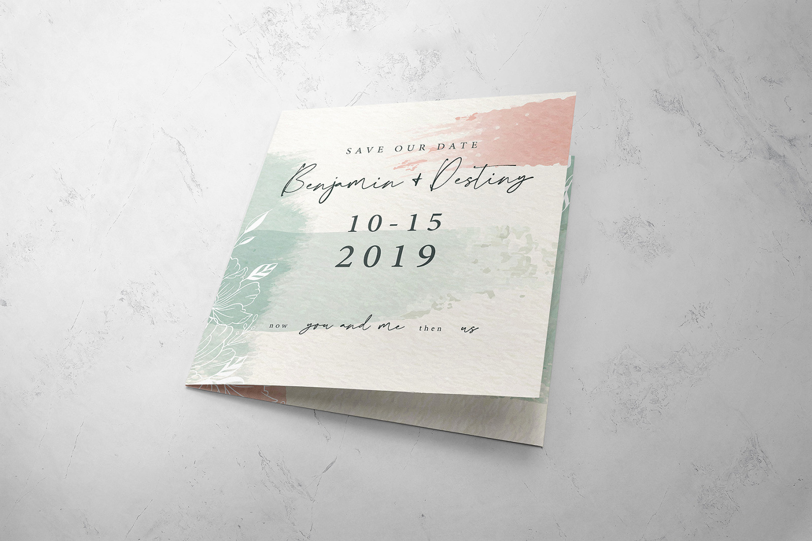 Bi-Fold Invitation Mockups