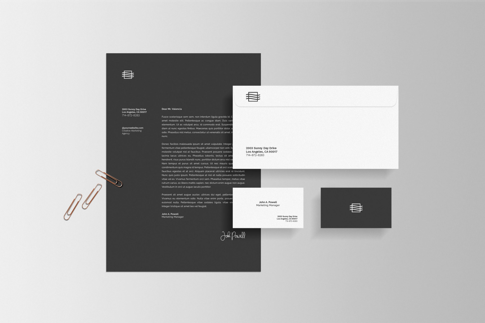 Stationery &amp; Branding Mockups Vol.4