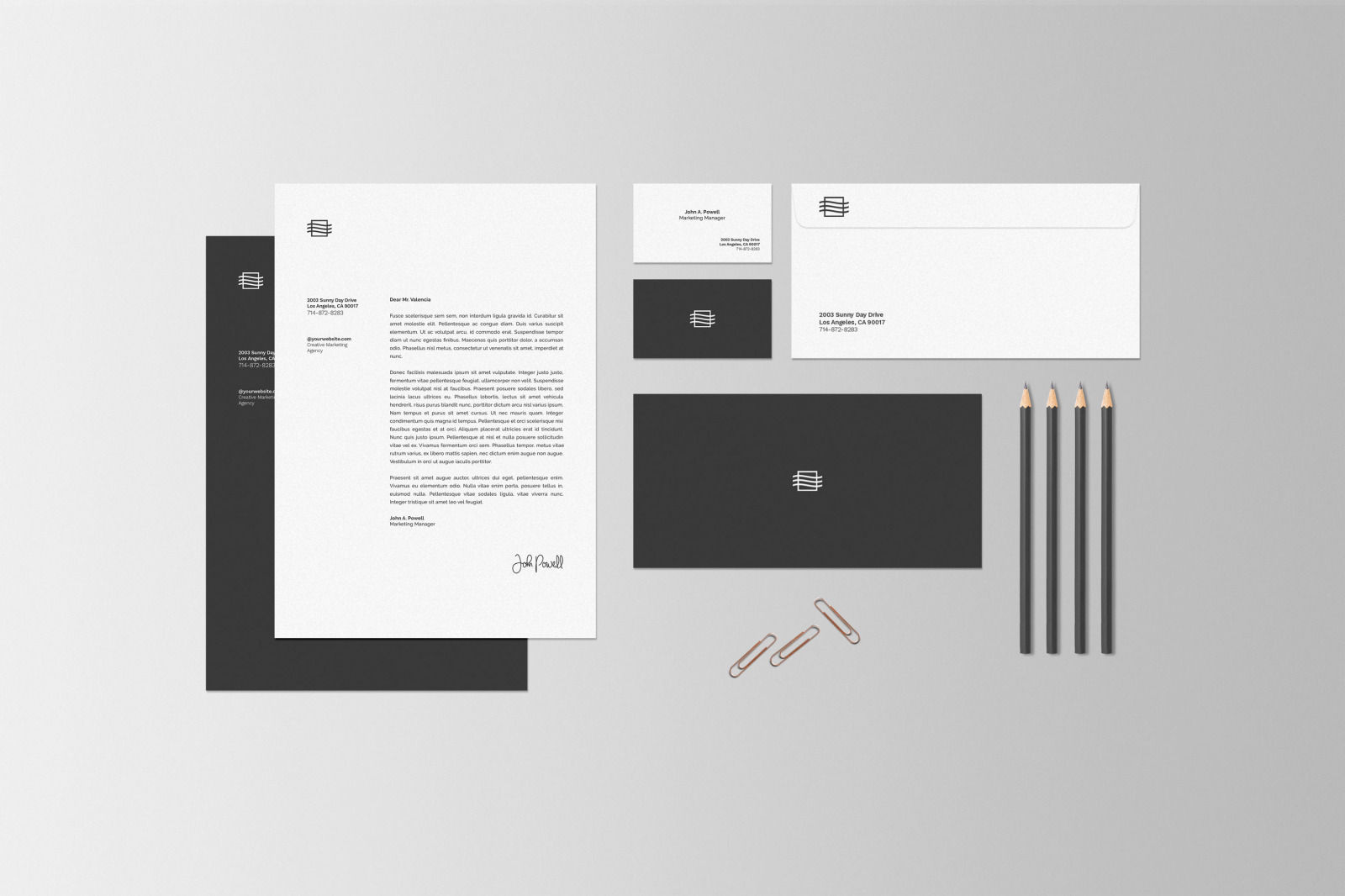 Stationery &amp; Branding Mockups Vol.4