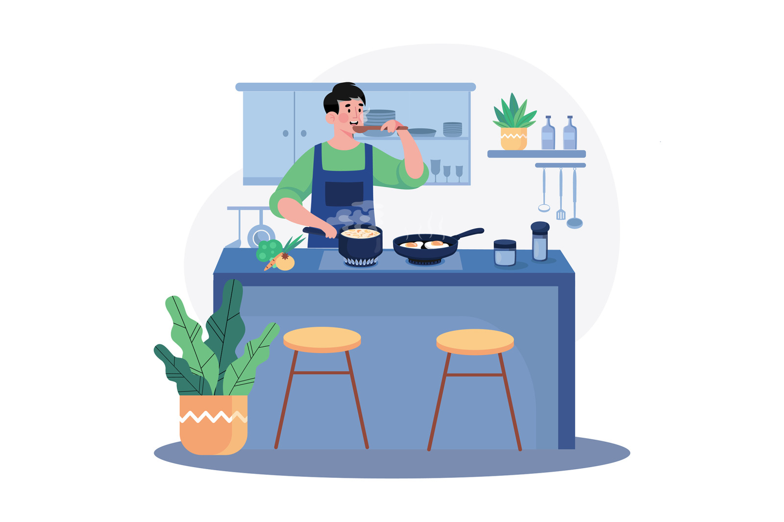 M638_Cooking &amp; Kitchen Illustration Pack