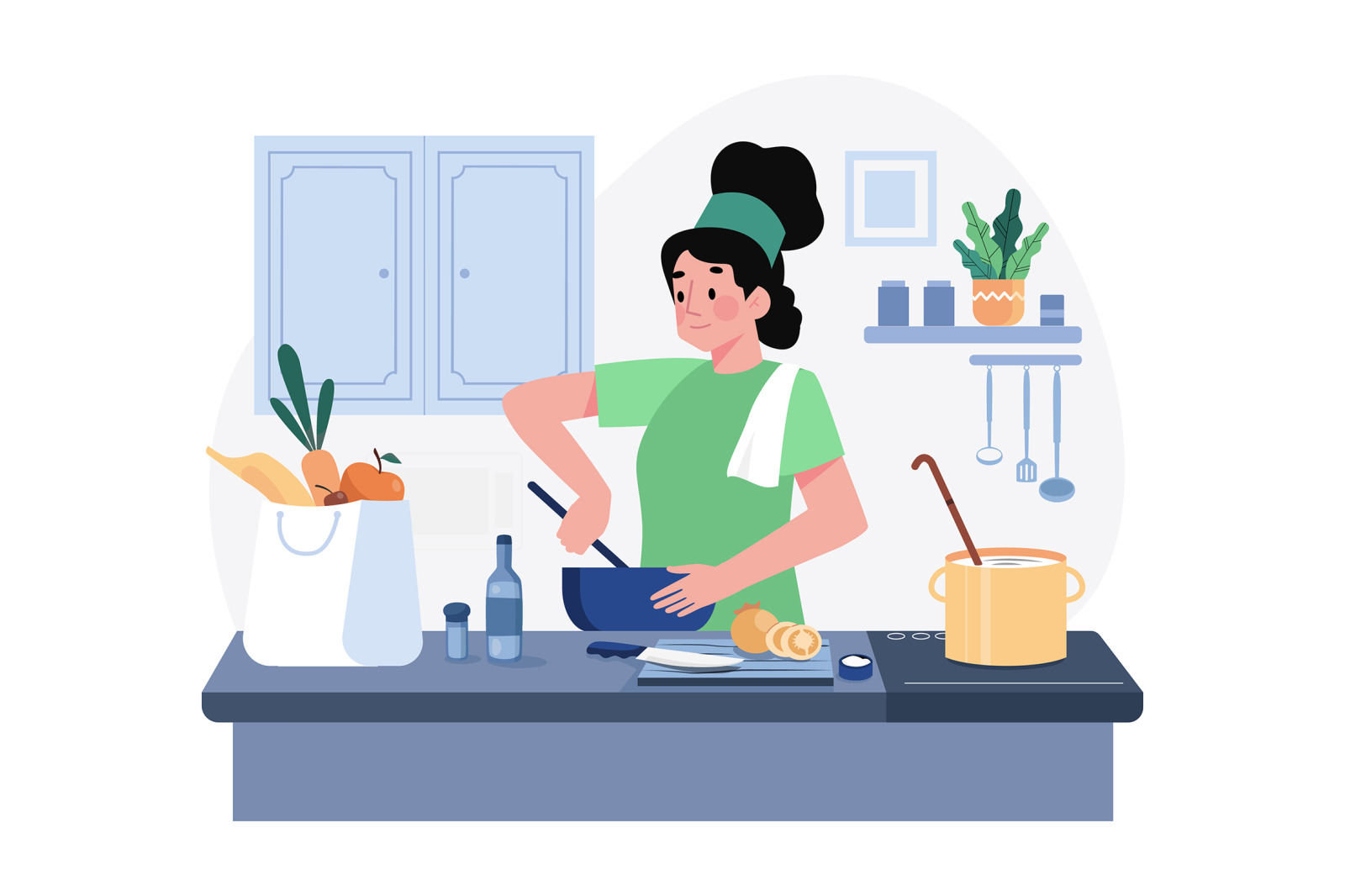 M638_Cooking &amp; Kitchen Illustration Pack