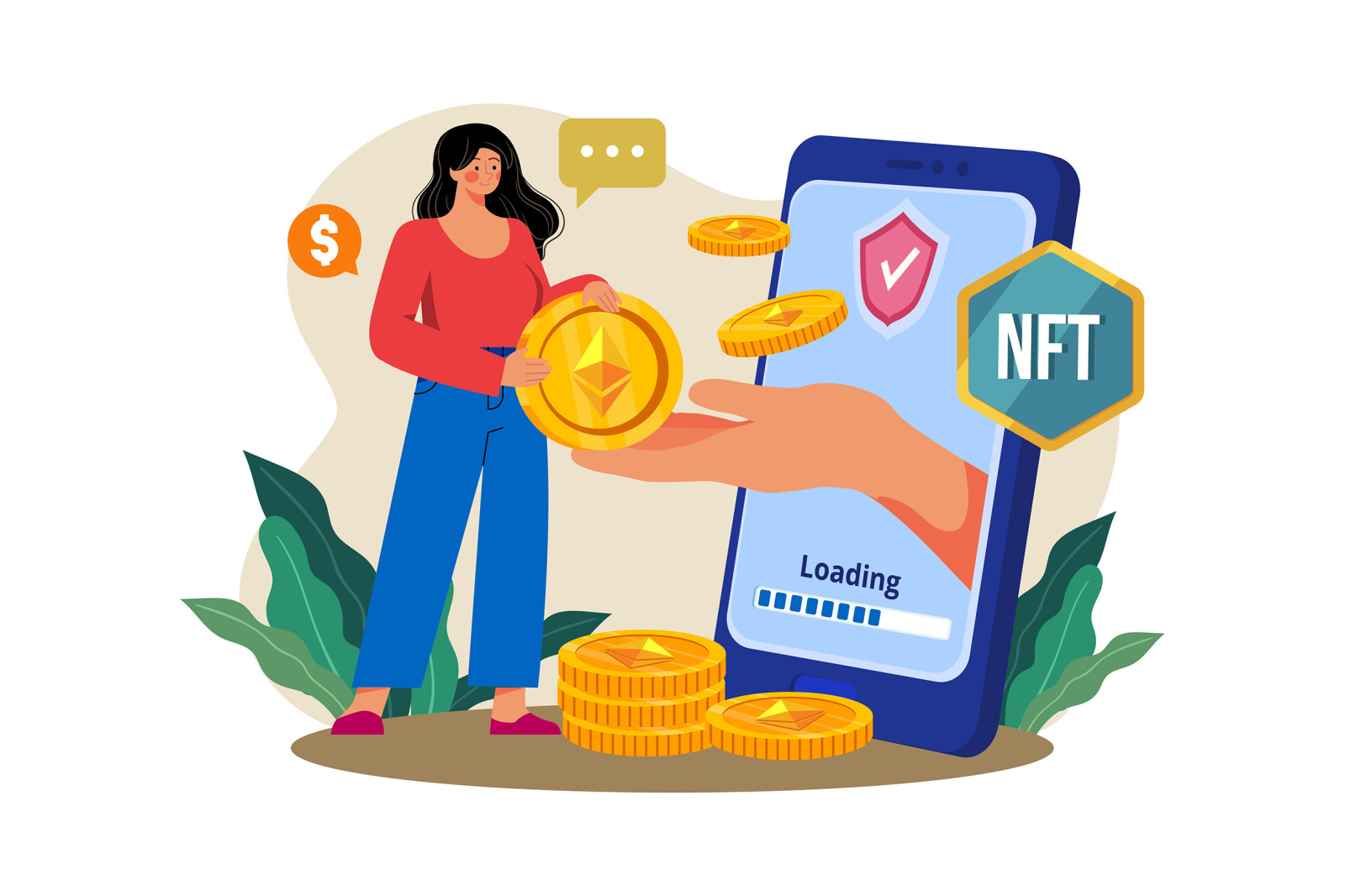 M646_NFT Token Illustration Pack M646_NFT Token Illustration Pack