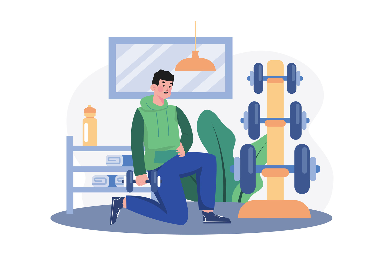 M636_Fitness Workout Illustration Pack