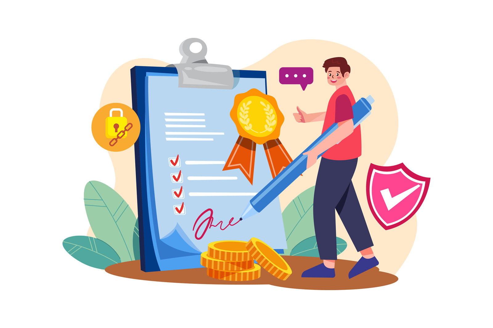 M655_Cryptocurrency Illustration Pack M655_Cryptocurrency Illustration Pack