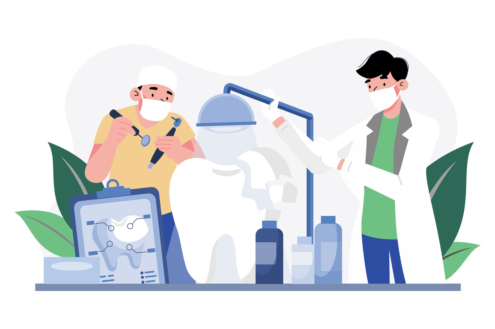 M639_Dental Clinic Illustration Pack M639_Dental Clinic Illustration Pack