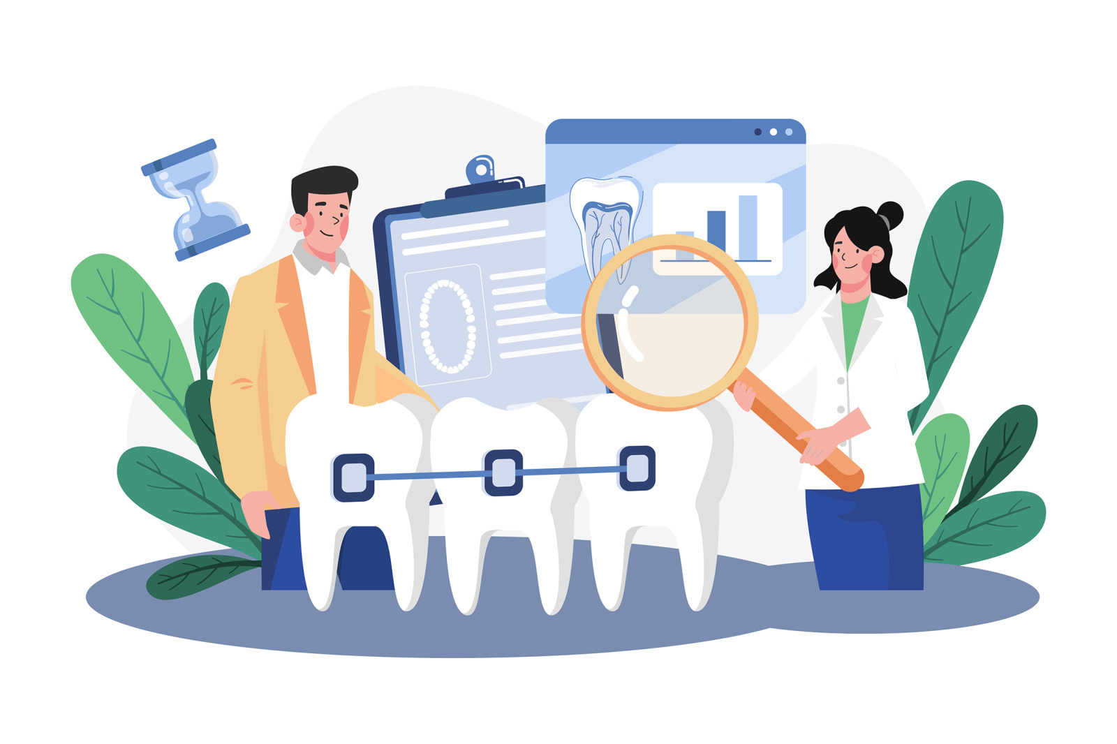 M639_Dental Clinic Illustration Pack M639_Dental Clinic Illustration Pack