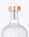 Vodka Bottle With Shot Mockup