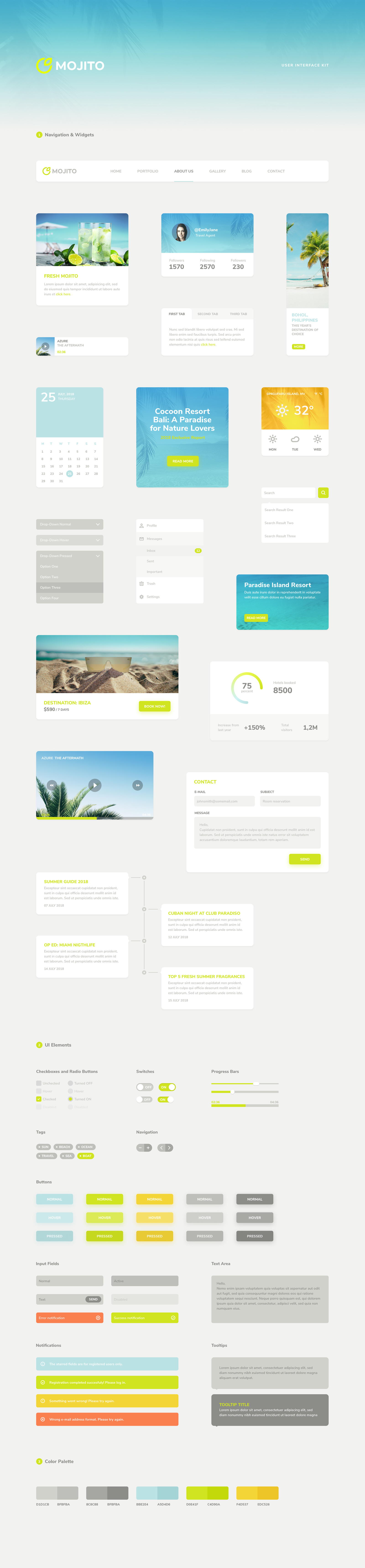 Mojito UI Kit Mojito UI Kit