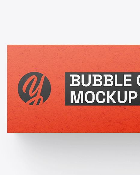 Chewing Gum Kraft Packaging Mockup