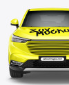 Crossover SUV Mockup - Front View