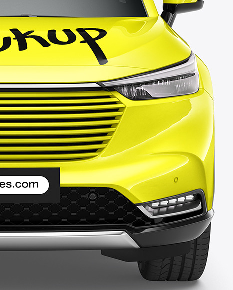 Crossover SUV Mockup - Front View