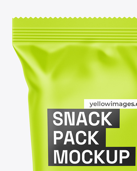 Snack Package Mockup