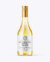 Clear Glass White Wine Bottle Mockup