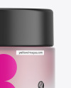 Frosted Cosmetic Jar Mockup