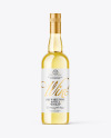 Clear Glass White Wine Bottle Mockup